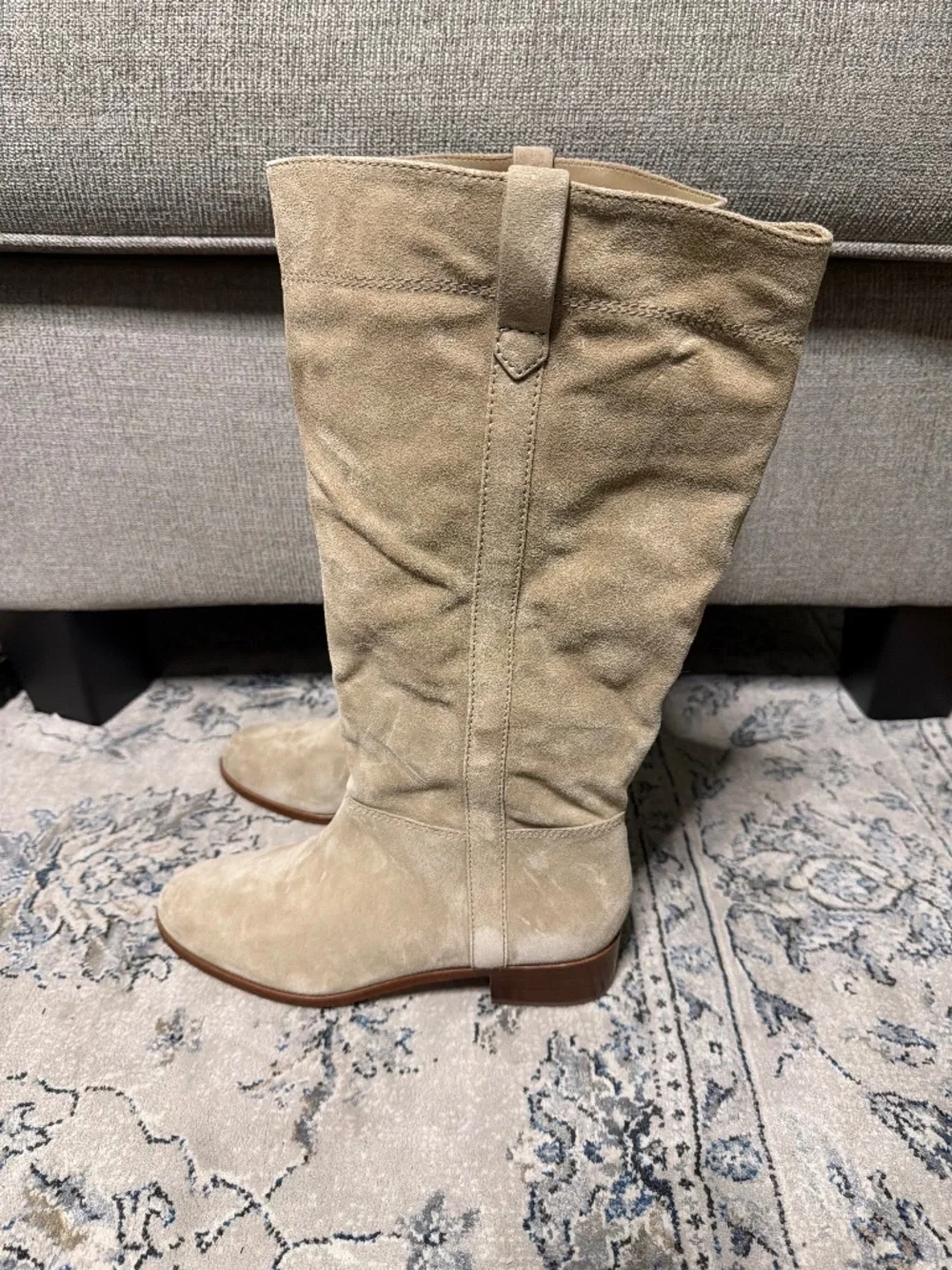 Veronica Beard Suede knee high boots